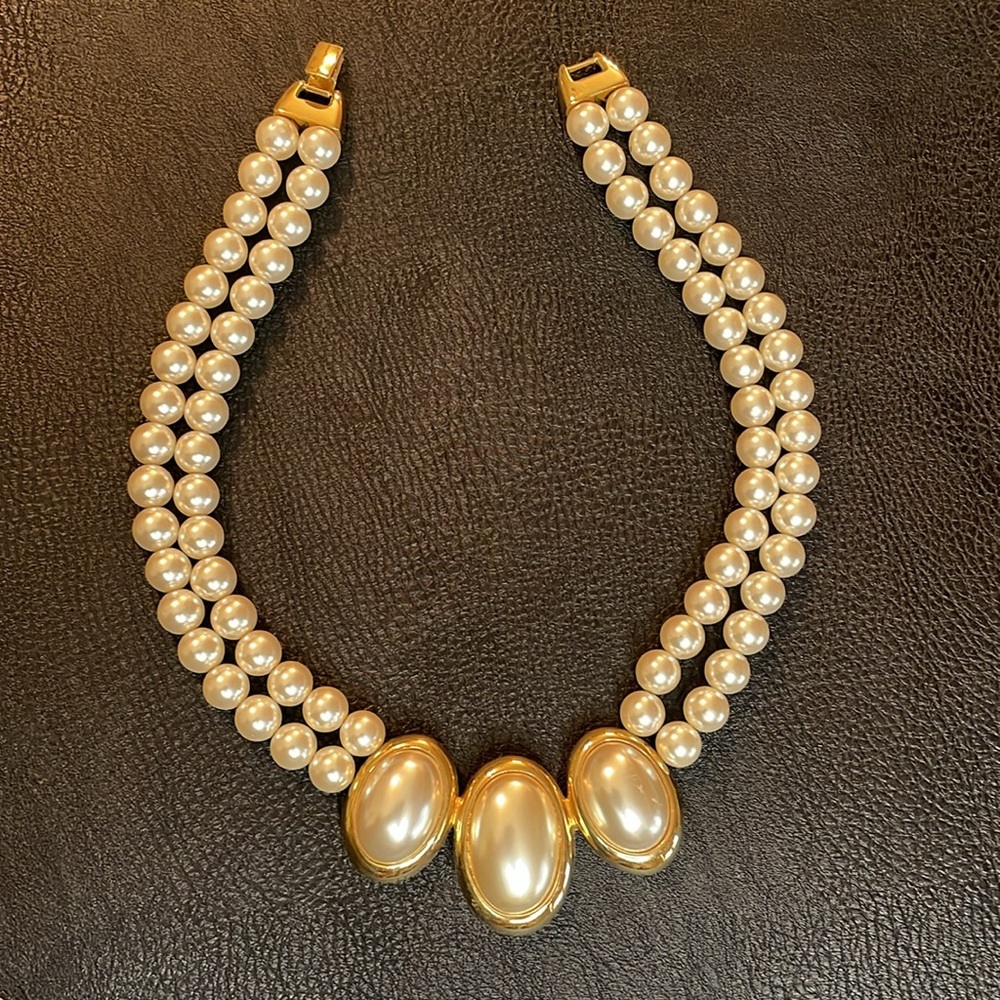 Vintage Napier Pearl Choker Rare - Picture 3 of 11